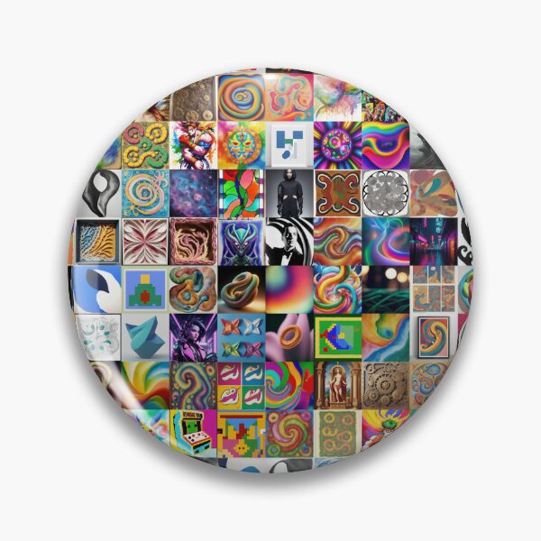 Item preview, Stable Diffusion -  Grid from "A color painting in the biomorphic movement." designed and sold by shakespeare1212.