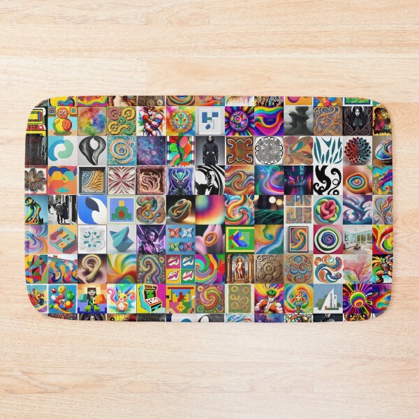 Item preview, Stable Diffusion -  Grid from "A color painting in the biomorphic movement." designed and sold by shakespeare1212.