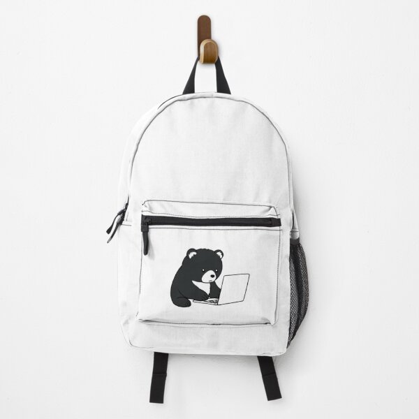 Item preview, Bear working on laptop designed and sold by PawelNature.