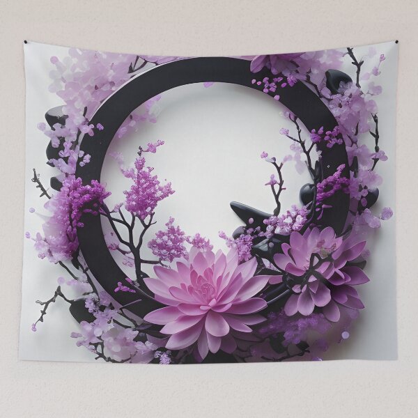 Item preview, Purple Blooms: Eternal Elegance designed and sold by ShadowSakura.