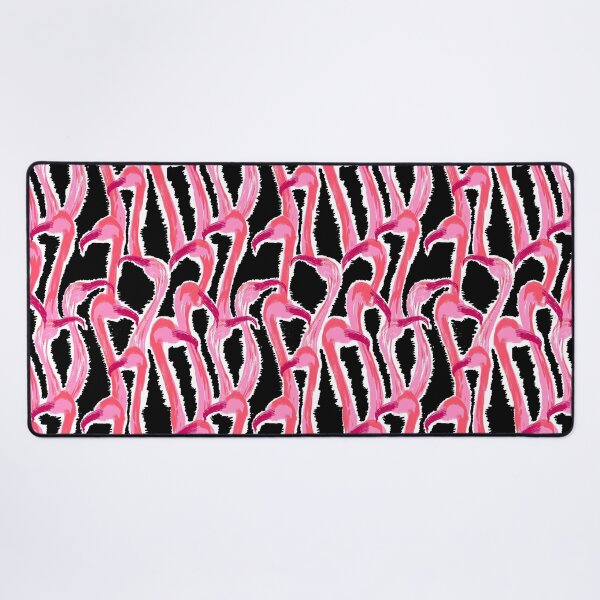 Item preview, Flamingo Party Black designed and sold by Fabricatemyart.