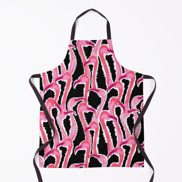 Item preview, Flamingo Party Black designed and sold by Fabricatemyart.