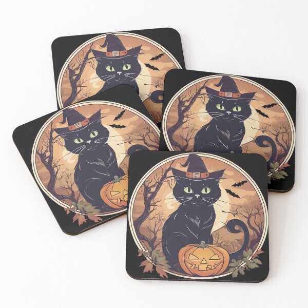 Item preview, Cute Cat Halloween T-Shirt designed and sold by LuizSilva1983.