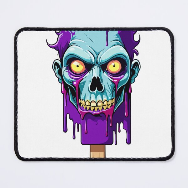 Item preview, Popsicle with a zombie face on it designed and sold by AiPixals.