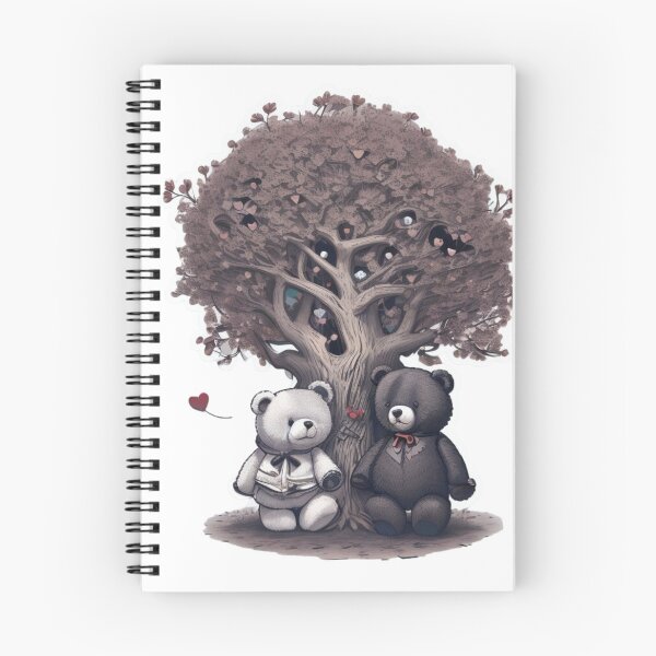 Item preview, Twin Teddy Bears Under the Majestic Oak Tree designed and sold by Posivibez Designs.