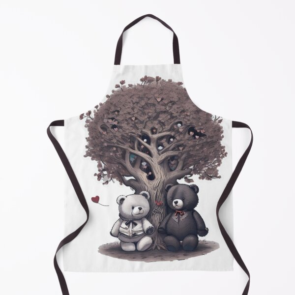 Item preview, Twin Teddy Bears Under the Majestic Oak Tree designed and sold by Posivibez Designs.