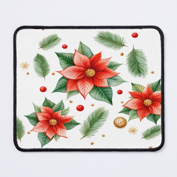 Item preview, Christmas floral patern designed and sold by RenderlyYours.