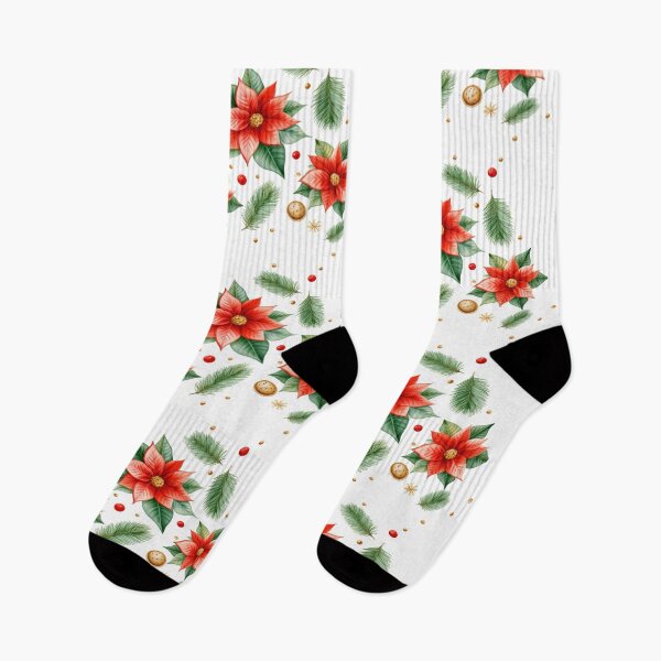 Item preview, Christmas floral patern designed and sold by RenderlyYours.