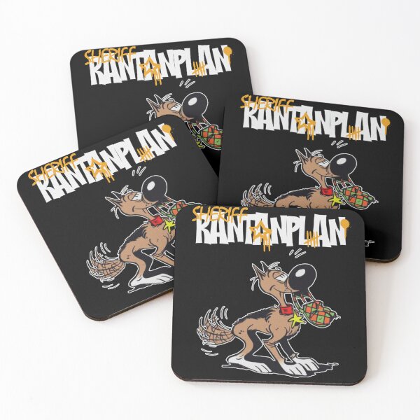 Item preview, Sheriff Rantanplan Dog Cartoon funny  designed and sold by Kai Multiverse.