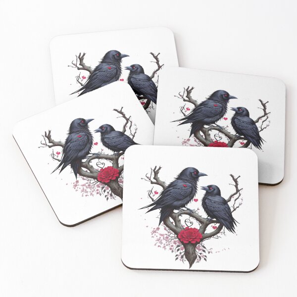 Item preview, Gothic Emo Ravens Under the Enigmatic Oak designed and sold by Posivibez Designs.