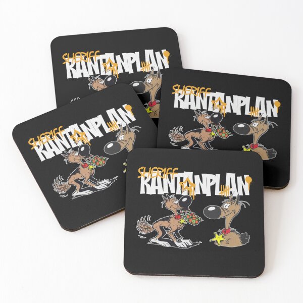 Item preview, Sheriff Rantanplan Dog Cartoon funny  designed and sold by Kai Multiverse.