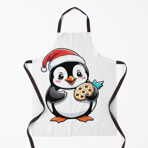 Item preview, Christmas Penguin with a Cookie designed and sold by StickyFizzStore.