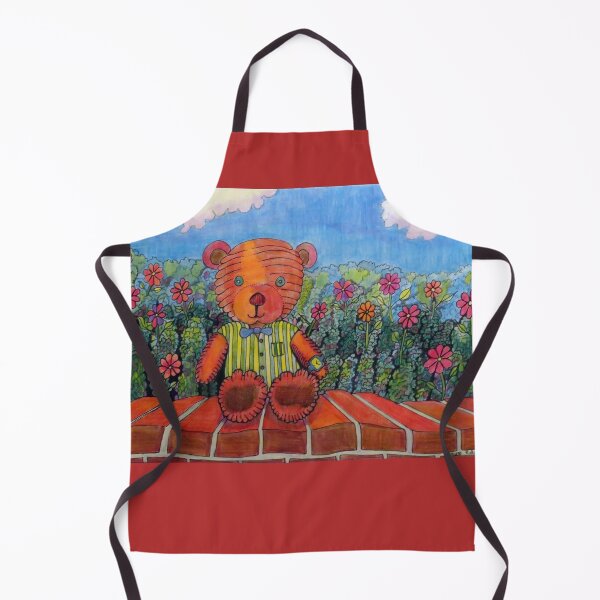 Item preview, 766 - TEDDY ON THE WALL - DAVE EDWARDS - COLOURED PENCILS - 2023 designed and sold by BLYTHART.