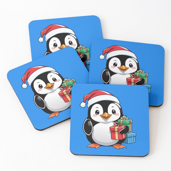 Item preview, Christmas Penguin with Gifts designed and sold by StickyFizzStore.