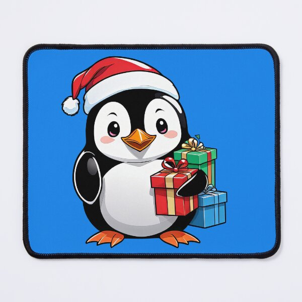 Item preview, Christmas Penguin with Gifts designed and sold by StickyFizzStore.
