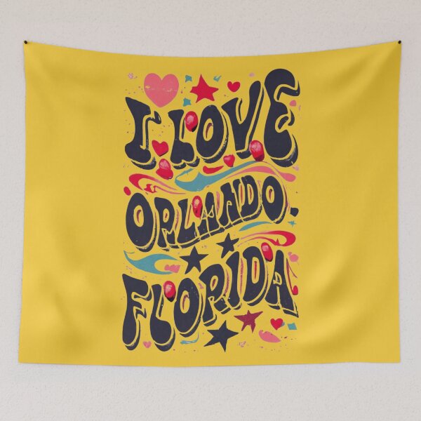 Item preview, Vintage Orlando Florida Design designed and sold by GoodOldVintage.