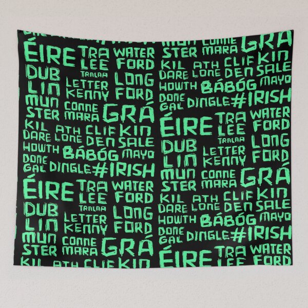 Item preview, Ireland trip, Ireland Place, Words Irish designed and sold by badlydrawnbabe.