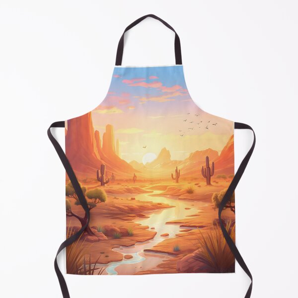 Item preview, Watercolor Whispers: A Desert Oasis at Sunset designed and sold by Shirtastically.