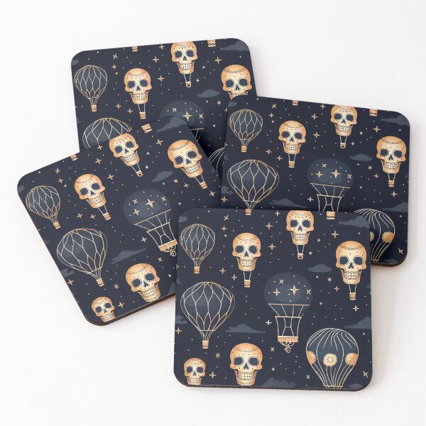 Item preview, Skulls in the sky designed and sold by Inky-Spiration.