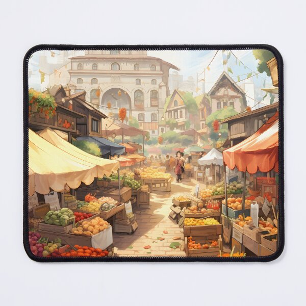 Item preview, Farmers Market Frenzy: A Watercolor Display designed and sold by Shirtastically.