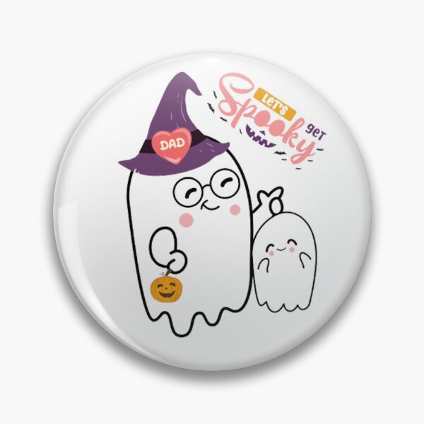Item preview, Spooky dad , ghost sticker  designed and sold by sweetiejojo.