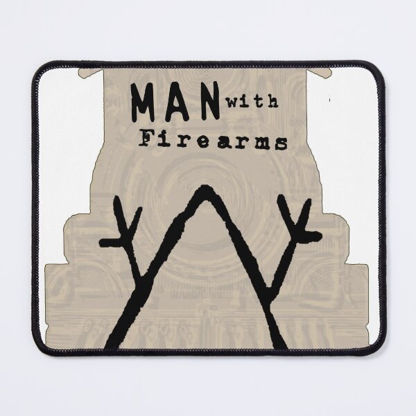 Item preview, HOBO SIGNS | Man with Firearms designed and sold by CivilianArt.