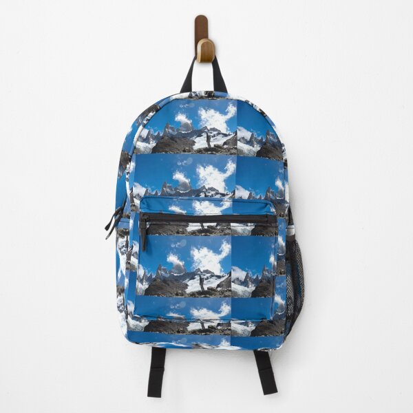Item preview, Climber cresting ridge near the Fitz Roy Massif designed and sold by Creative Endeavors ..