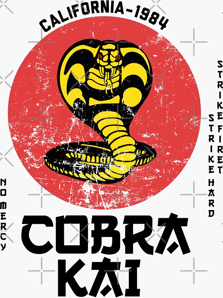 Cobra Kai Cobra Logo Type (Karate Kid) (Johnny Lawrence) Die-cut MAGNET