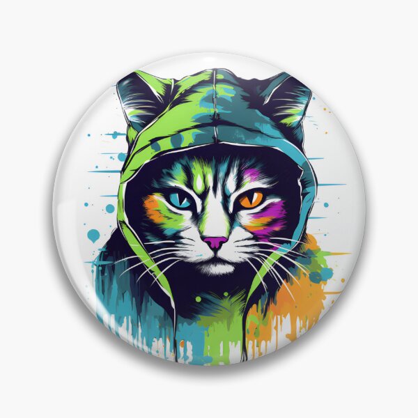Item preview, Hacker Cat designed and sold by CatSomeART.