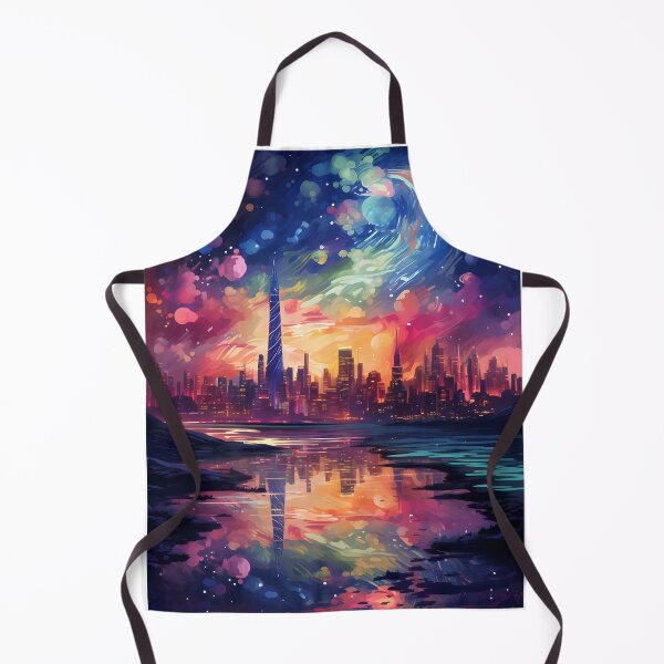 Item preview, Nighttime Novelties: A City Skyline in Watercolor designed and sold by Shirtastically.