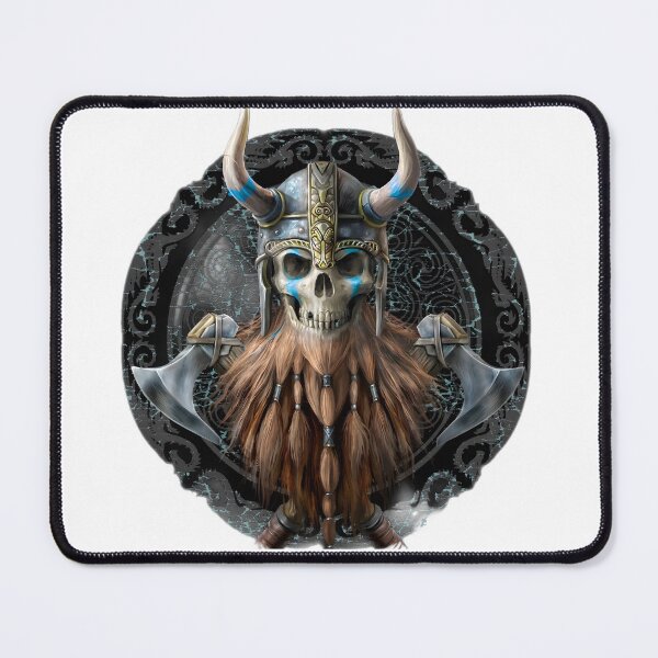 Item preview, Skull Viking with horns helmet Halloween time designed and sold by Hopsi1.