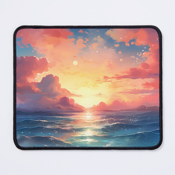 Item preview, Sunrise Seascape: A Watercolor Scene designed and sold by Shirtastically.