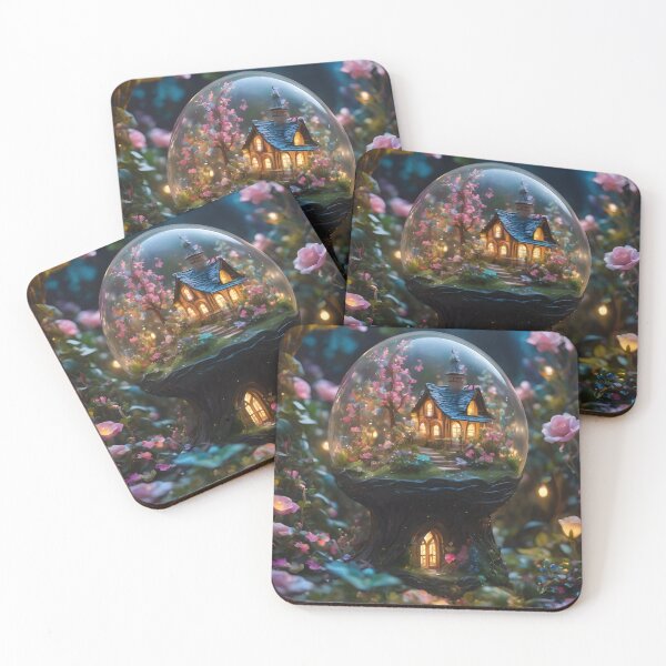 Item preview, Enchanted Fairy Village  designed and sold by Geek-Girl-Art.