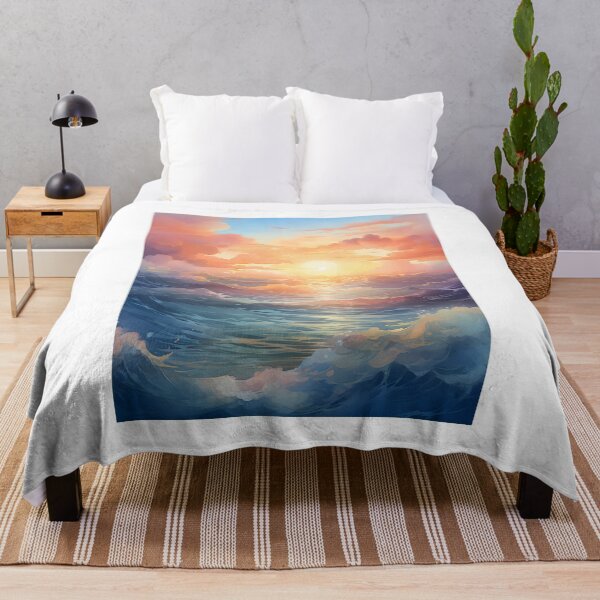 Item preview, Dawn Delights: An Ocean Sunrise in Watercolor designed and sold by Shirtastically.