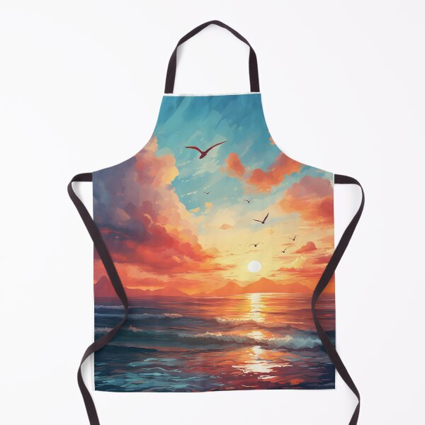 Artikelvorschau, Ocean Awakening: Eine Aquarell-Sonnenaufgangsszene entworfen und verkauft von Shirtastically.
