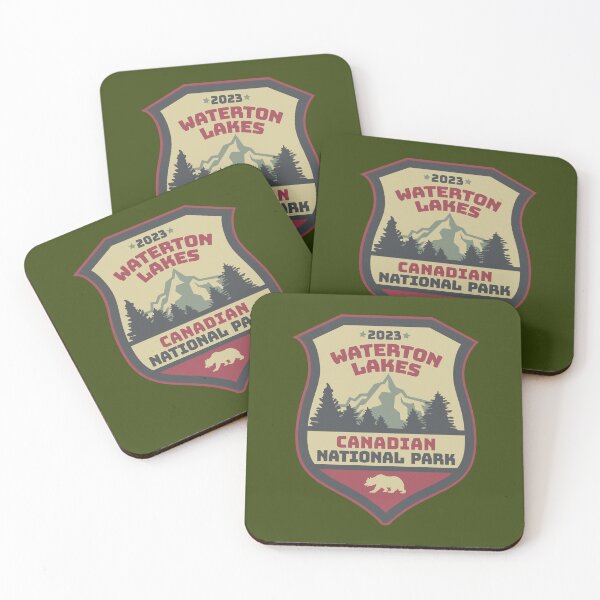 Item preview, 2023 Vintage Waterton Lakes Design Canadian National Park Hiking designed and sold by Robert Diebold.