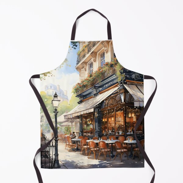 Item preview, Parisian Pause: Watercolor Café Scene designed and sold by Shirtastically.