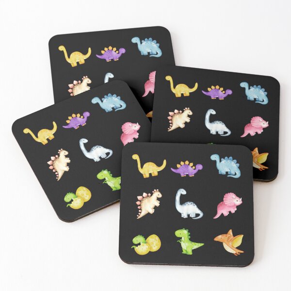 Item preview, Colorful Cute Dino Set - Dinosaur Lovers Gift designed and sold by patternjp.