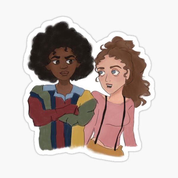 Bottoms Movie Josie and PJ Sticker for Sale by sketchymaze