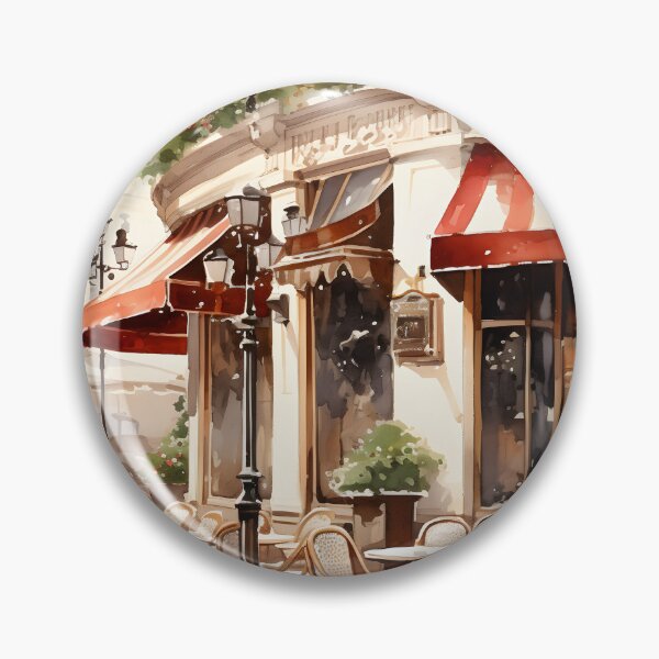 Item preview, Bistro Bliss: Watercolor Parisian Scene designed and sold by Shirtastically.