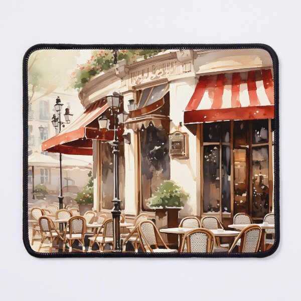 Item preview, Bistro Bliss: Watercolor Parisian Scene designed and sold by Shirtastically.