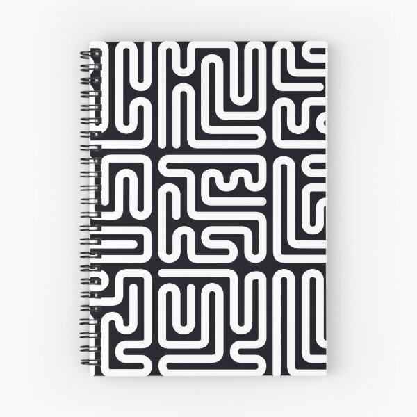Item preview, Mazes white on black designed and sold by JRP Design.