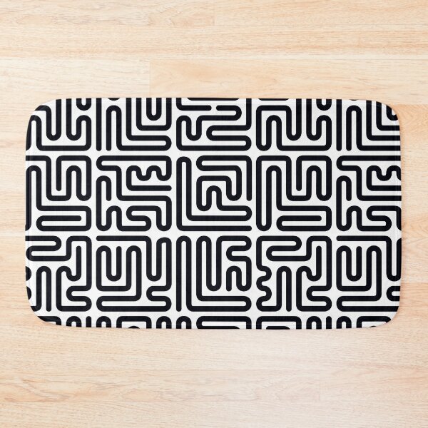 Item preview, Mazes black on white designed and sold by JRP Design.