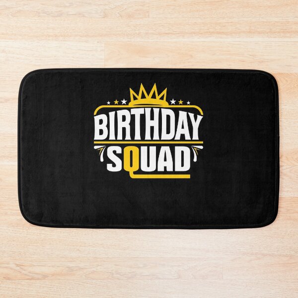 Item preview, Birthday Squad Tee Great Gift Amazing Funny Bday Squad party Birthday Squad Party Matching Family Group Funny Bday Team designed and sold by smartrocket.