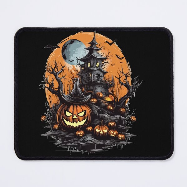 Item preview, Halloween motif with pumpkins and full moon designed and sold by shirtorama-de.