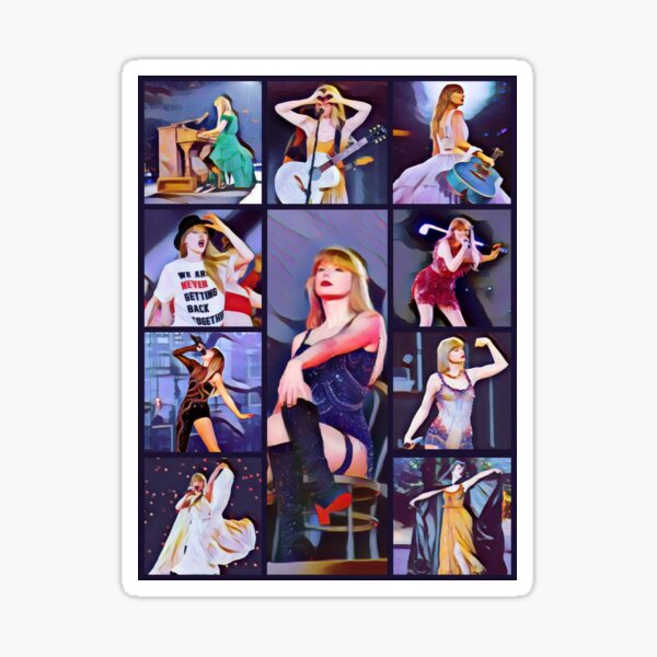 "Eras Tour POSTER" Sticker by LaCaracolaMagic | Redbubble