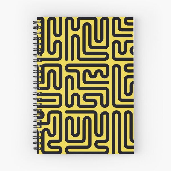 Item preview, Mazes black on yellow designed and sold by JRP Design.