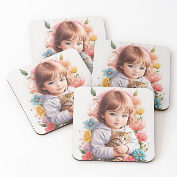 Item preview, Cute Baby and Kitten 1 designed and sold by maleksadeq.