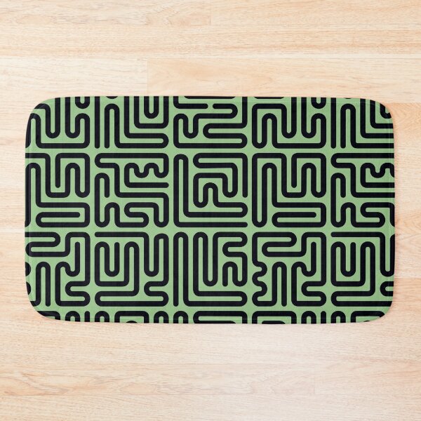 Item preview, Mazes black on green designed and sold by JRP Design.
