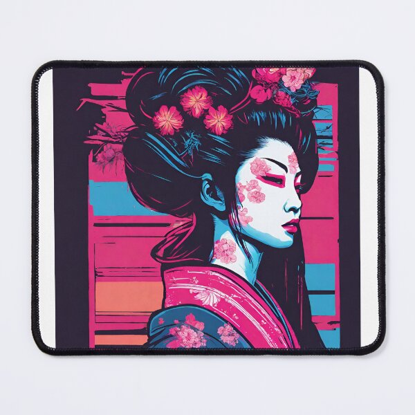Item preview, Synthwave Sakura Geisha designed and sold by RagingPixie.